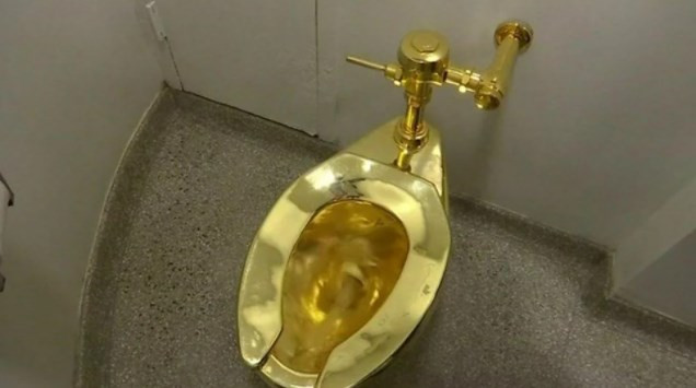 6 milyon dolar değerindeki altın tuvaletten iki yıldır haber yok