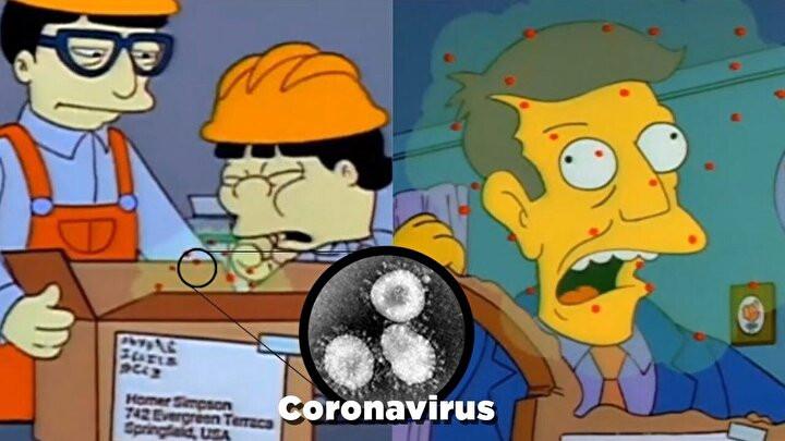 Çoğu şeyi önceden bilen The Simpsons korona virüsün biteceği tarihi açıklamış