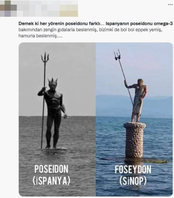 Sosyal medyanın son hedefi: Sinop'un 'Poseidon heykeli'