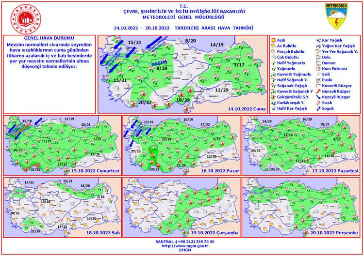 Meteoroloji'den 'Marmara' uyarısı: Hafta sonuna dikkat!