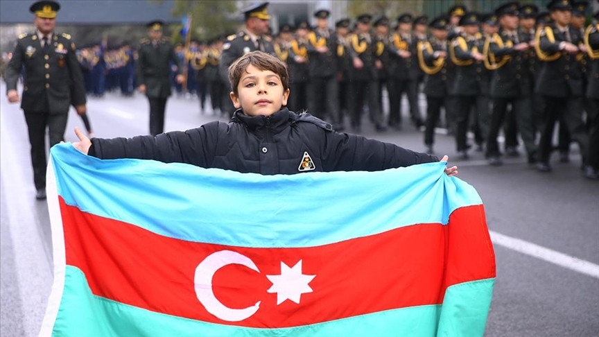 Azerbaycan'da Karabağ Zaferi'nin yıldönümü kutlanıyor