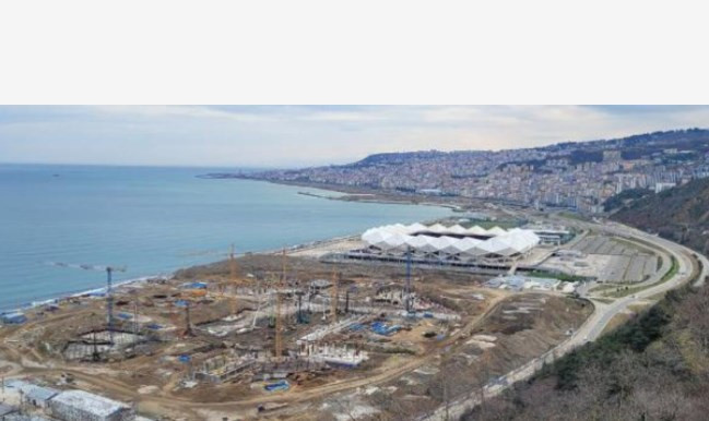Trabzon'da deniz dolgusundaki çökme uydudan tespit edildi