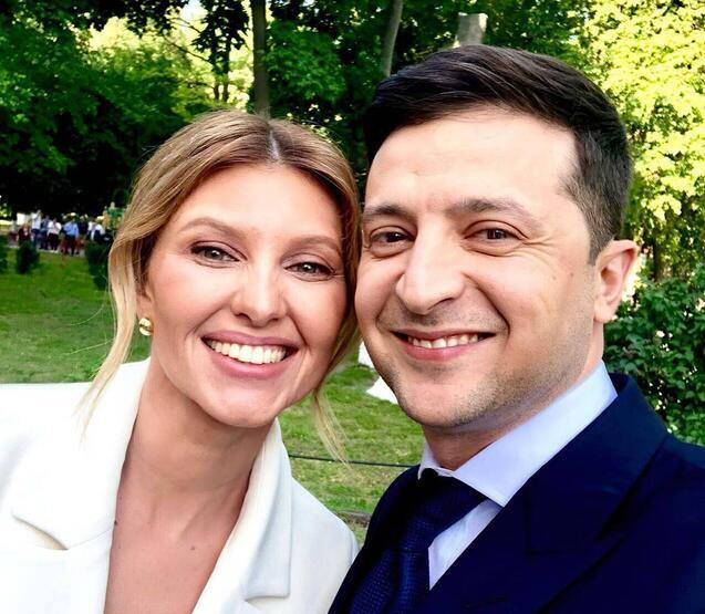 Bir an bile yanından ayrılmadı: İşte Ukrayna First Lady'si!