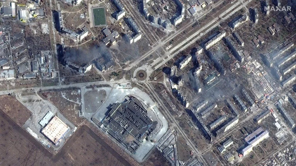 Ateş çemberi her tarafı sardı: Kiev'deki yıkım uzaydan görüntülendi!