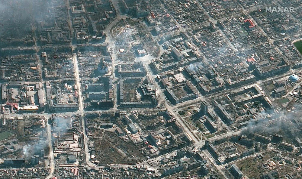 Ukrayna'da son durum: Harabeye dönen kentlerin uydu görüntüleri!