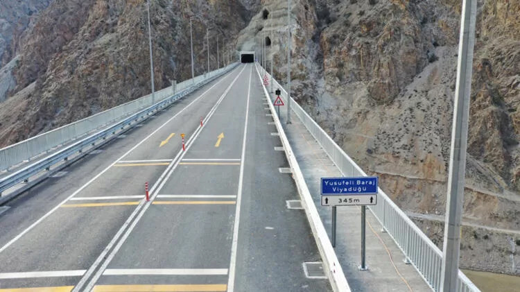 Yusufeli Barajı'nda geri sayım: 39 tünelli yollar tamamlandı!