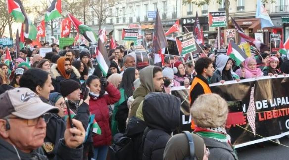Beyaz Saray önünde İsrail protestosu