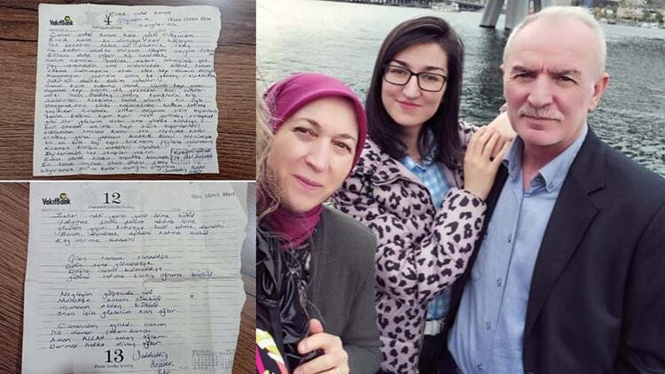 Depremde ölen babadan kızına duygulandıran not
