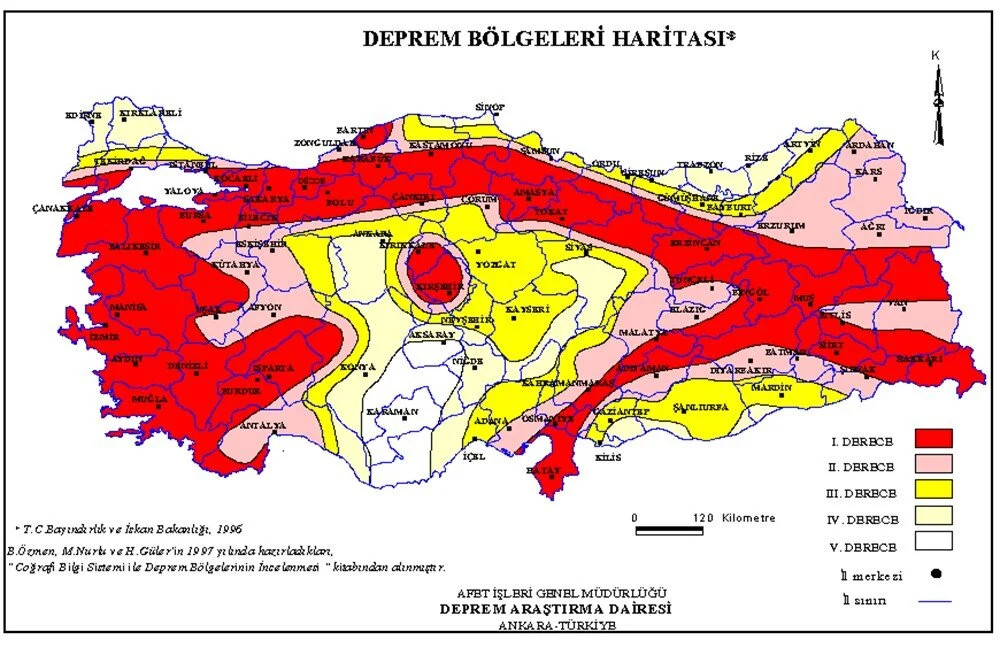 Türkiye deprem risk haritası: Nereden hangi fay hattı geçiyor?