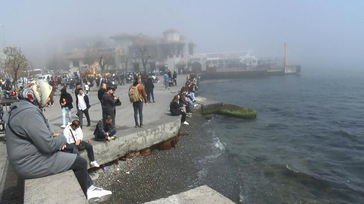 Gemi trafiği durdu: İstanbul Boğazı'nda sis!