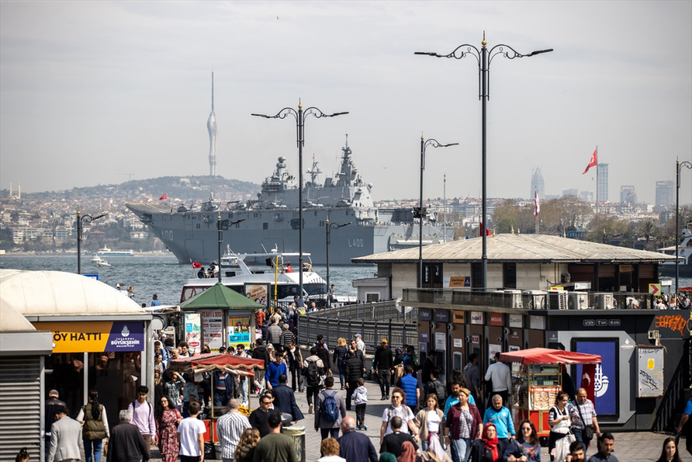 İstanbul Boğazı'nda 'Anadolu' gururu