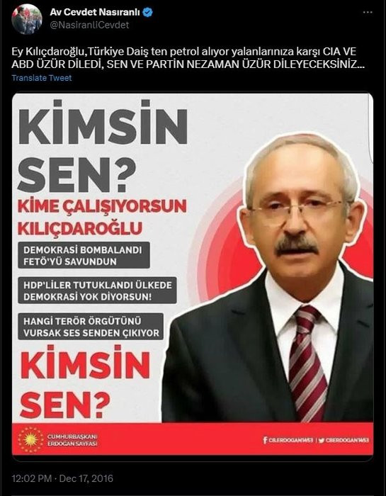 Kılıçdaroğlu'nun yeni danışmanı Erdoğan hayranı çıktı