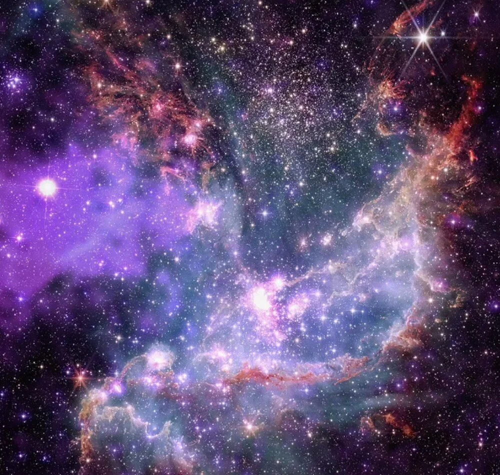 NASA'dan yeni paylaşım: Evrenin gerçek renkleri ortaya çıktı!