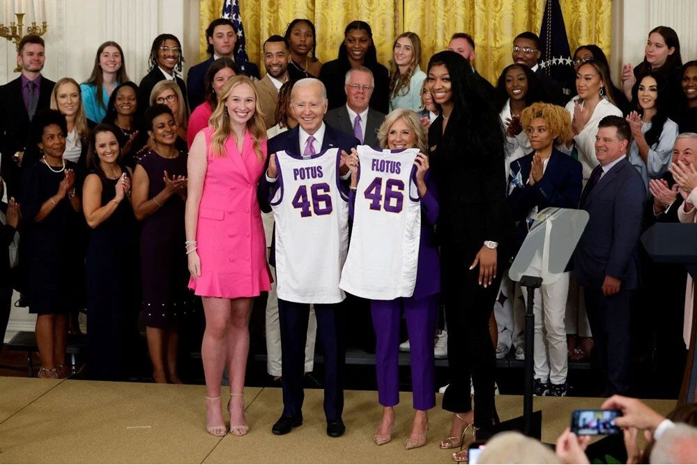 Biden'ın Beyaz Saray'da ağırladığı basketbolcu bayıldı