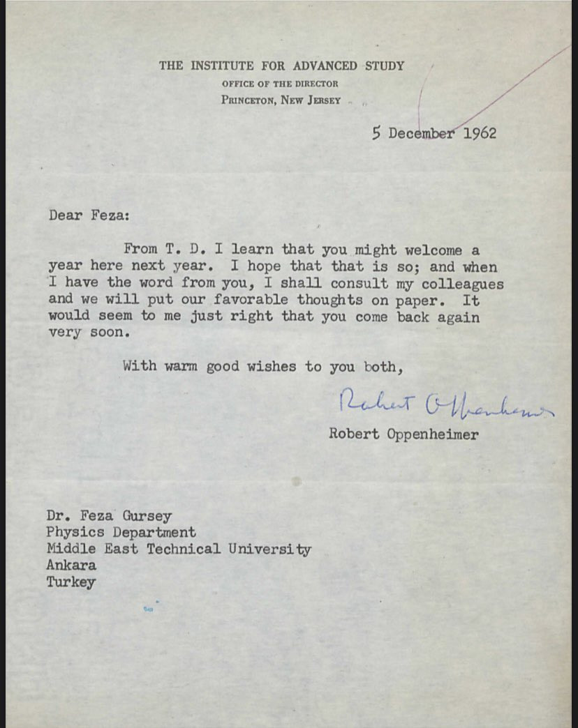Oppenheimer'ın Türk fizikçiye mektubu ortaya çıktı: Film gibi sır!