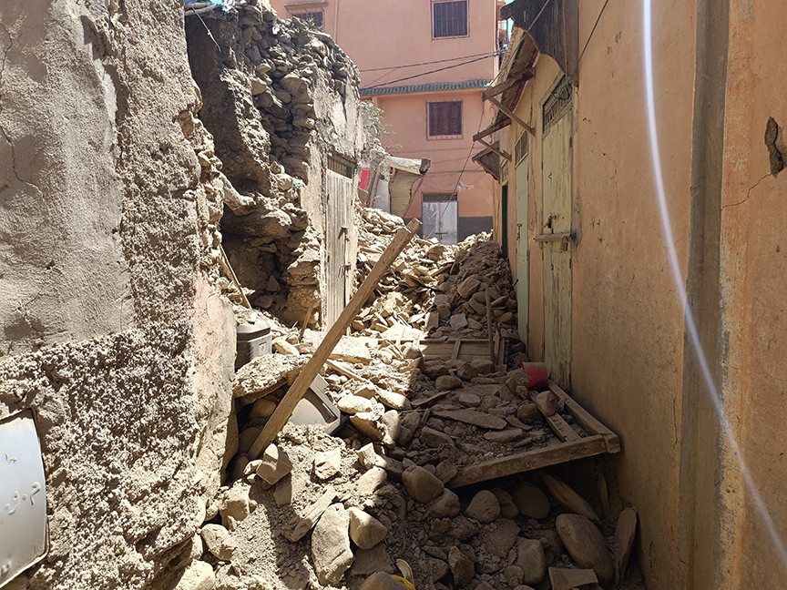 Fas'ta en çok zararı eski yapılar gördü