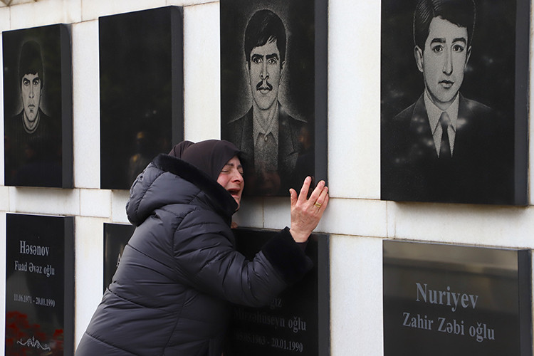 Azerbaycan'da Kanlı Ocak kurbanları yad edildi 