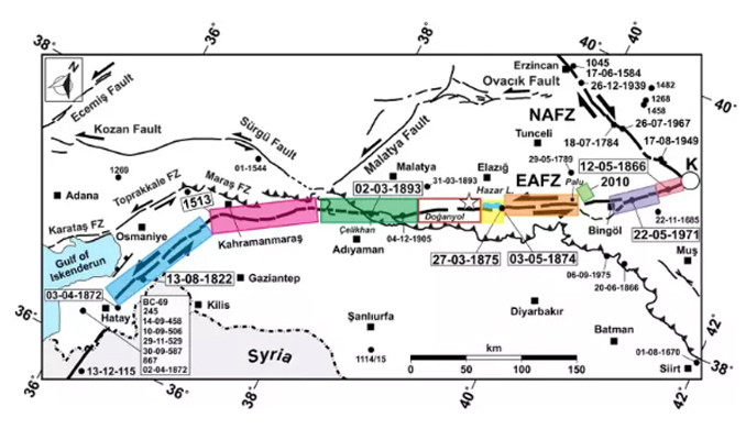 Elazığ-Bingöl arasında 7'lik deprem uyarısı