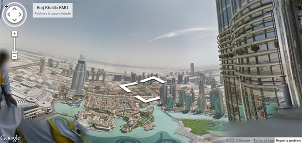 Google ile Burj Khalifa ekranlarınızda
