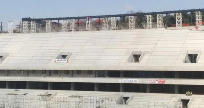 Vodafone Arena inşaatında flaş gelişme